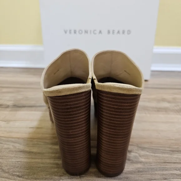 Veronica Beard Maren Suede Platform Mules, size US 9.5 - Picture 5 of 11